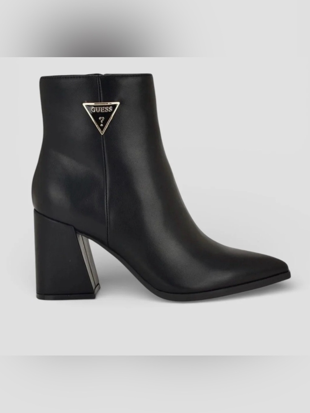 Womens Lusera Flared Block Heel Dress Booties :Size 8.5